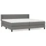 Boxspringbett mit dunkelgrauer Stoffmatratze 200x200 cm von , Betten und Lattenroste - Ref: Foro24-3129898, Preis: 582,40 €, ...