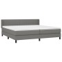 Boxspringbett mit dunkelgrauer Stoffmatratze 200x200 cm von , Betten und Lattenroste - Ref: Foro24-3129898, Preis: 576,40 €, ...