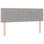 Box spring bed with light gray fabric mattress 140x190 cm by , Beds and slatted bases - Ref: Foro24-3130425, Price: 466,50 €,...