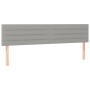Kopfteile 2 Einheiten aus hellgrauem Stoff 80x5x78/88 cm von , Kopf- und Fußteile - Ref: Foro24-346158, Preis: 62,58 €, Rabat...