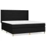 Box spring bed with black fabric mattress 160x200 cm by , Beds and slatted bases - Ref: Foro24-3132083, Price: 638,42 €, Disc...