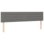 Box spring bed mattress and LED lights dark gray fabric 160x200 cm by , Beds and slatted bases - Ref: Foro24-3133246, Price: ...