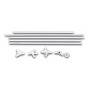 Weißes Partyzelt 3x6 m von vidaXL, Zelte und Pavillons - Ref: Foro24-90336, Preis: 125,08 €, Rabatt: %