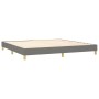 Box spring bed with mattress and LED dark gray fabric 200x200 cm by , Beds and slatted bases - Ref: Foro24-3133902, Price: 56...