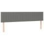 Box spring bed with mattress and LED dark gray fabric 200x200 cm by , Beds and slatted bases - Ref: Foro24-3133902, Price: 56...