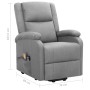 Liftable massage chair light gray fabric by vidaXL, Electric massage chairs - Ref: Foro24-329709, Price: 386,98 €, Discount: %