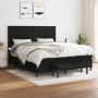 Box spring bed with black fabric mattress 160x200 cm by , Beds and slatted bases - Ref: Foro24-3136687, Price: 630,33 €, Disc...