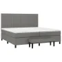 Boxspringbett mit dunkelgrauer Stoffmatratze 200x200 cm von , Betten und Lattenroste - Ref: Foro24-3136782, Preis: 753,38 €, ...