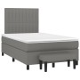 Box spring bed with dark gray fabric mattress 120x200 cm by , Beds and slatted bases - Ref: Foro24-3136742, Price: 449,09 €, ...