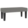 Box spring bed with dark gray fabric mattress 120x200 cm by , Beds and slatted bases - Ref: Foro24-3136742, Price: 426,36 €, ...