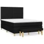 Box spring bed with black fabric mattress 140x200 cm by , Beds and slatted bases - Ref: Foro24-3137319, Price: 524,20 €, Disc...
