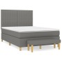 Boxspringbett mit dunkelgrauer Stoffmatratze 140x190 cm von , Betten und Lattenroste - Ref: Foro24-3137310, Preis: 569,29 €, ...