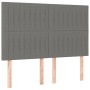 Boxspringbett mit dunkelgrauer Stoffmatratze 140x190 cm von , Betten und Lattenroste - Ref: Foro24-3137310, Preis: 569,29 €, ...