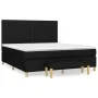 Box spring bed with black fabric mattress 160x200 cm by , Beds and slatted bases - Ref: Foro24-3137327, Price: 619,41 €, Disc...