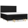 Boxspringbett mit schwarzer Stoffmatratze 160x200 cm von , Betten und Lattenroste - Ref: Foro24-3137327, Preis: 633,04 €, Rab...