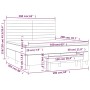 Box spring bed with black velvet mattress 160x200 cm by , Beds and slatted bases - Ref: Foro24-3137913, Price: 583,70 €, Disc...