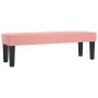 Box spring bed with pink velvet mattress 140x190 cm by , Beds and slatted bases - Ref: Foro24-3137964, Price: 551,52 €, Disco...