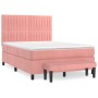Boxspringbett mit rosa Samtmatratze 140x200 cm von , Betten und Lattenroste - Ref: Foro24-3137970, Preis: 492,72 €, Rabatt: %