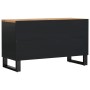 Mueble de TV madera acacia y madera contrachapada 80x33x46 cm