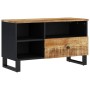 Mueble de TV madera mango y madera contrachapada 80x33x46 cm
