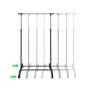 Adjustable clothes rack 4 wheels 1 bars by vidaXL, Dresser Organizers and Bar Hangers - Ref: Foro24-50259, Price: 26,57 €, Di...