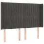 Box spring bed with mattress and LED dark gray velvet 140x200 cm by , Beds and slatted bases - Ref: Foro24-3139686, Price: 48...