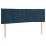 Boxspringbett mit dunkelblauer Samtmatratze 140x190 cm von , Betten und Lattenroste - Ref: Foro24-3141423, Preis: 417,90 €, R...