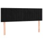 Box spring bed with black velvet mattress 140x190 cm by , Beds and slatted bases - Ref: Foro24-3141421, Price: 427,61 €, Disc...