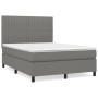 Boxspringbett mit dunkelgrauer Stoffmatratze 140x190 cm von , Betten und Lattenroste - Ref: Foro24-3141930, Preis: 538,92 €, ...