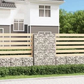 Galvanized wire gabion wall basket 150x100x30cm by vidaXL, fence panels - Ref: Foro24-141042, Price: 67,19 €, Discount: %