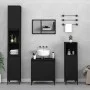Juego de muebles de baño 3 pzas madera contrachapada negro de , Muebles de baño - Ref: Foro24-3185590, Precio: 189,64 €, Desc...