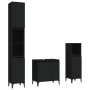 Juego de muebles de baño 3 pzas madera contrachapada negro de , Muebles de baño - Ref: Foro24-3185590, Precio: 189,64 €, Desc...