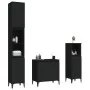 Juego de muebles de baño 3 pzas madera contrachapada negro de , Muebles de baño - Ref: Foro24-3185590, Precio: 189,64 €, Desc...