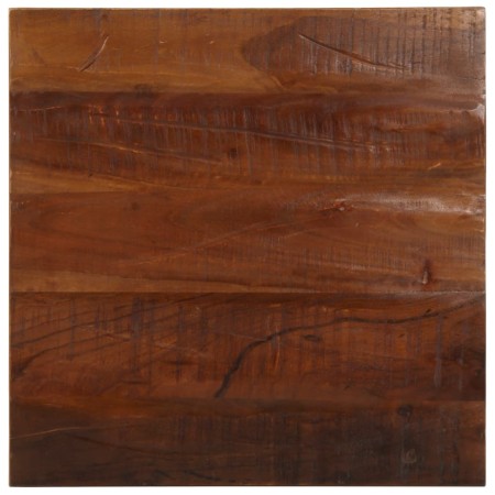 Tablero de mesa cuadrado madera maciza reciclada 40x40x2,5 cm