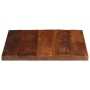 Tablero de mesa cuadrado madera maciza reciclada 40x40x2,5 cm