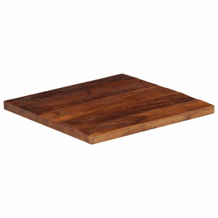 Tablero de mesa cuadrado madera maciza reciclada 50x50x2,5 cm