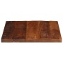 Tablero de mesa cuadrado madera maciza reciclada 50x50x2,5 cm