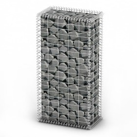 Basket for gabion wall made of galvanized wire 100x50x30 cm by vidaXL, fence panels - Ref: Foro24-141039, Price: 44,18 €, Dis...