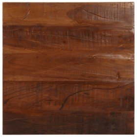 Tablero de mesa cuadrado maderamaciza reciclada 60x60x2,5 cm