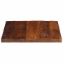Tablero de mesa cuadrado maderamaciza reciclada 60x60x2,5 cm