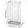 Basket for gabion wall made of galvanized wire 100x50x30 cm by vidaXL, fence panels - Ref: Foro24-141039, Price: 44,36 €, Dis...