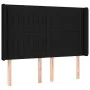 Box spring bed mattress and LED lights black fabric 140x200 cm by , Beds and slatted bases - Ref: Foro24-3139039, Price: 507,...