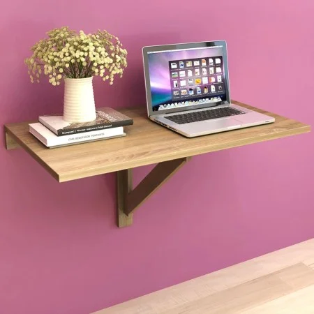 Mesa plegable de pared color roble 100x60 cm by , Folding tables - Ref: Foro24-243053, Price: 68,59 €, Discount: %