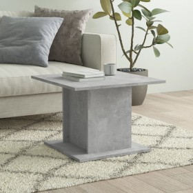 Betongrauer Couchtisch aus Spanplatte, 55,5 x 55,5 x 40 cm von , Couchtisch - Ref: Foro24-810320, Preis: 39,62 €, Rabatt: %