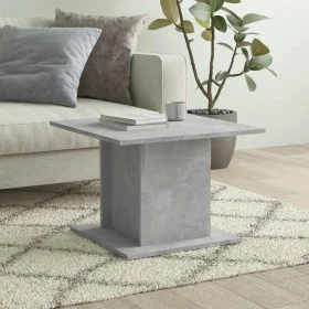 Concrete gray chipboard coffee table 55.5x55.5x40 cm by , Coffee table - Ref: Foro24-810320, Price: 39,08 €, Discount: %