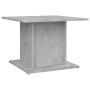 Mesa de centro de aglomerado gris hormigón 55,5x55,5x40 cm de , Mesas de centro - Ref: Foro24-810320, Precio: 40,83 €