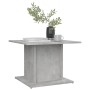 Mesa de centro de aglomerado gris hormigón 55,5x55,5x40 cm de , Mesas de centro - Ref: Foro24-810320, Precio: 40,83 €