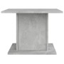 Mesa de centro de aglomerado gris hormigón 55,5x55,5x40 cm de , Mesas de centro - Ref: Foro24-810320, Precio: 40,83 €
