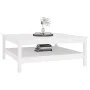 Couchtisch aus massivem weißem Kiefernholz, 100 x 100 x 40 cm von , Couchtisch - Ref: Foro24-814295, Preis: 168,83 €, Rabatt: %