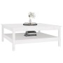 Couchtisch aus massivem weißem Kiefernholz, 100 x 100 x 40 cm von , Couchtisch - Ref: Foro24-814295, Preis: 175,16 €, Rabatt: %